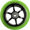 Колесо TECH TEAM для самоката X-Treme 110*24мм, 6ST,green NN007650