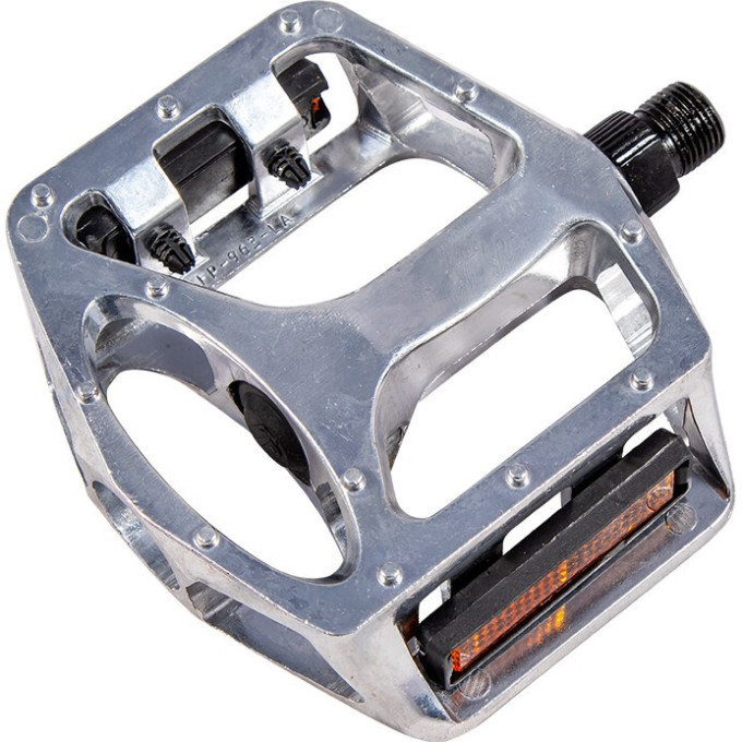 Педали алюминиевые TECH TEAM FP-963, покрытые пластиком, со светоотражателями NN001476